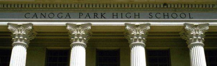 Canoga Park High School Columns Photogrraph